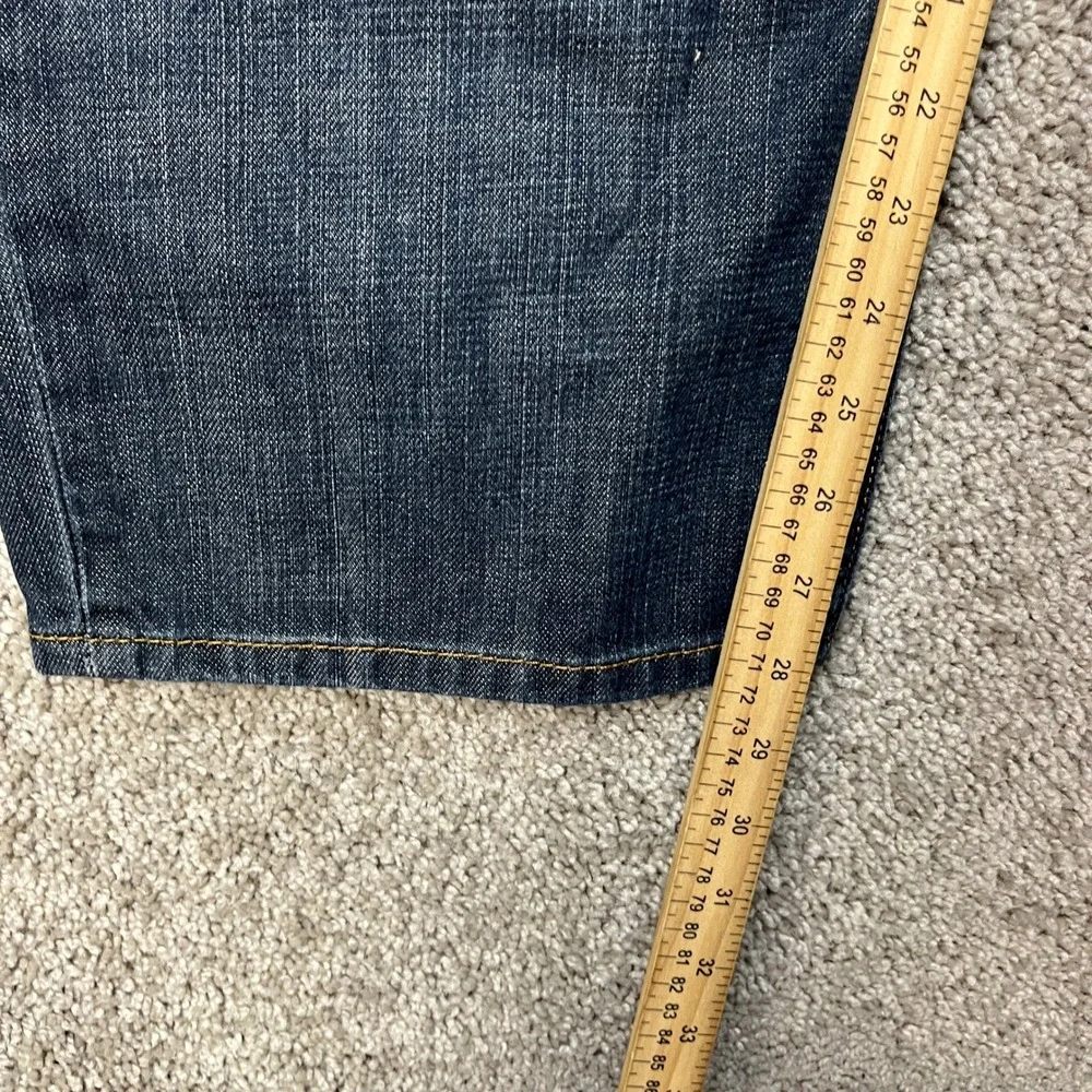 Levi's 550 Jeans Men 44x29 Dark Wash 5-Pocket Straight Leg Relaxed Fit Denim EUC